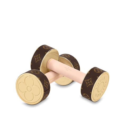 louis vuitton dumb bells|Louis Vuitton designer dumbbells.